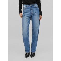 Vila Farmer Kelly 14084730 Kék Straight Fit