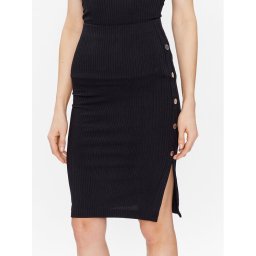 Guess Ceruzaszoknya Edna W3GD99 KBPF0 Fekete Slim Fit