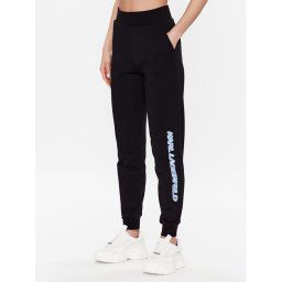KARL LAGERFELD Melegítő alsó Future Logo 225W1050 Fekete Regular Fit