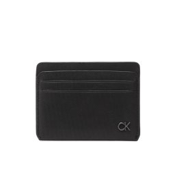 Calvin Klein Bankkártya tartó Ck Clean Pq Cardholder 6Cc K50K510288 Fekete