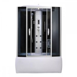 Emilia 150 Hidromasszázs Kádkabin elektonikával Black