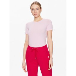 United Colors Of Benetton Póló 3ZQM3M857 Rózsaszín Regular Fit