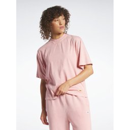 Reebok Póló Classics Natural Dye Boxy T-Shirt HY2708 Rózsaszín
