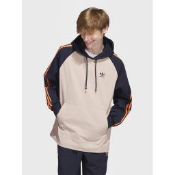 adidas Pulóver SST Hooded Windbreaker IC5537 Barna Regular Fit