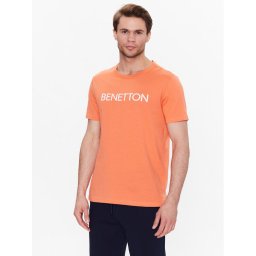 United Colors Of Benetton Póló 3I1XU100A Narancssárga Regular Fit