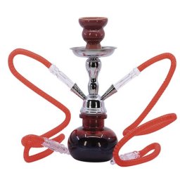 Remo mini vízipipa - 28 cm - Piros