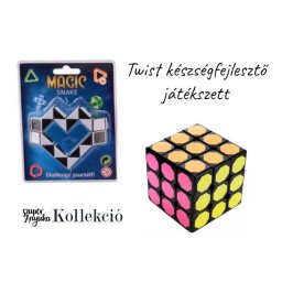 Twist készségfejlesztő játékszett - mágikus varázskígyó és bűvös kocka
