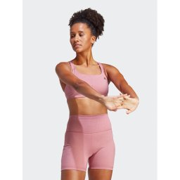 adidas Sport melltartó CoreFlow Medium-Support Bra HR9669 Rózsaszín