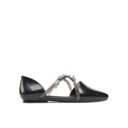 Melissa Balerina Pointy Stripe Fly Ad 33638 Fekete