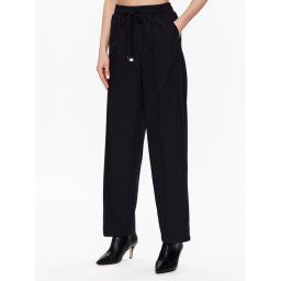 United Colors Of Benetton Szövet nadrág 40K6DF035 Fekete Relaxed Fit