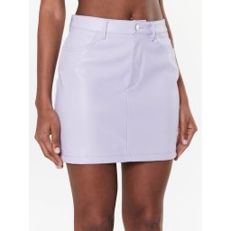 United Colors Of Benetton Műbőr szoknya 4NVBD000X Lila Regular Fit