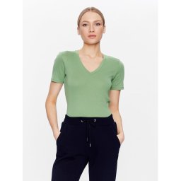 United Colors Of Benetton Póló 3GA2E4230 Zöld Regular Fit