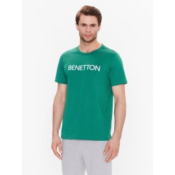 United Colors Of Benetton Póló 3I1XU100A Zöld Regular Fit
