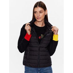 United Colors Of Benetton Mellény 2TWDDJ003 Fekete Regular Fit
