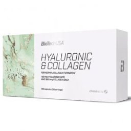 BioTech USA Hialuronsav & Kollagén kapszula - 120db