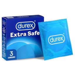 Durex - Extra Safe vastagított falú óvszer (3 db)