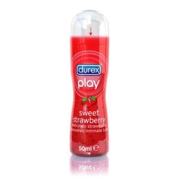 Durex Strawberry vízbázisú síkosító, eper aromával (50 ml)