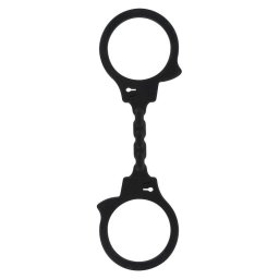 ToyJoy - Fun Cuffs rugalmas bilincs gumiból (fekete)