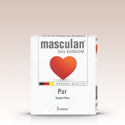 Masculan - Pur extravékony óvszer (3 db)