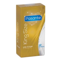 Pasante - King Size nagyméretű óvszer (60 mm, 12 db)