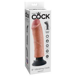 King Cock 8" hajlítható vibrátor (20 cm)