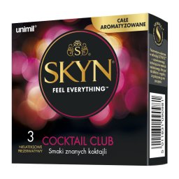 Skyn - Cocktail izesített, latexmentes óvszer (3 db)