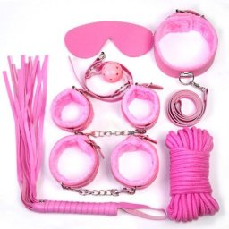 Toyz4Lovers - 12 részes bondage készlet (rózsaszín)