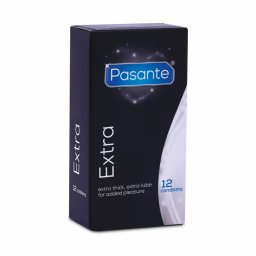 Pasante - Extra megerősített falvastagságú óvszer (12 db)