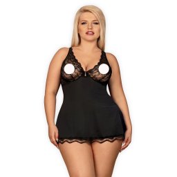 Obsessive - Luvae babydoll és alsó (fekete)