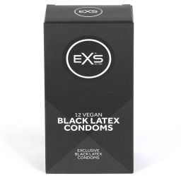 EXS Black Latex fekete óvszer (12 db)