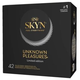 Skyn - Unknown Pleasures+ latexmentes óvszer különleges tulajdonságokkal (42 db)