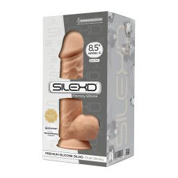 Silexd Model 4. prémium dildó (21 cm - világos bőrszín)