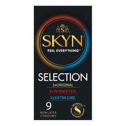 Skyn Selection latexmentes óvszer válogatás (9 db)