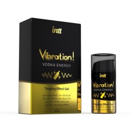 INTT - Vibration! Vodka Energy uniszex stimuláló gél vodka aromával (15 ml)