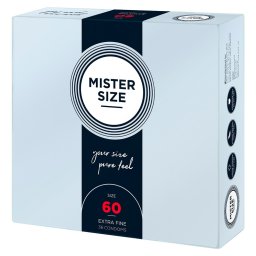 Mister Size - 60 - egyedi méretű, extravékony óvszer (60 mm, 36 db)