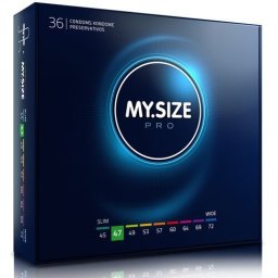 My Size - Pro 47. - egyedi méretű óvszer (47 mm, 36 db)