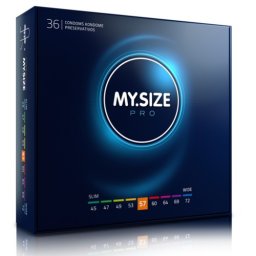 My Size - Pro 57. - egyedi méretű óvszer (57 mm, 36 db)