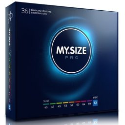 My Size - Pro 72. - egyedi méretű óvszer (72 mm, 36 db)