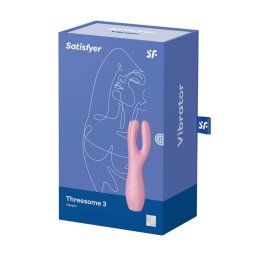 Satisfyer Threesome 3 csiklóvibrátor (rózsaszín).