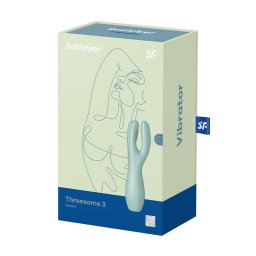 Satisfyer Threesome 3 csiklóvibrátor (zöld).