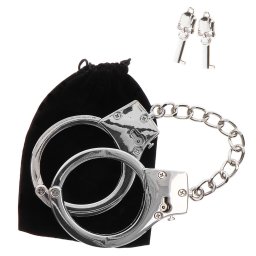 Taboom Luxury ezüst színű, fém csuklóbilincs (226 g)