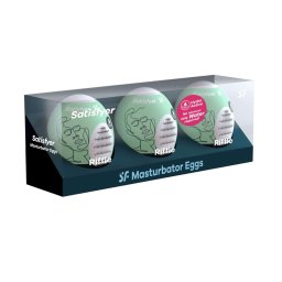 Satisfyer - Egg Riffle mini maszturbátor (3 darabos szett)