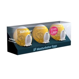 Satisfyer - Egg Fierce mini maszturbátor (3 darabos szett)