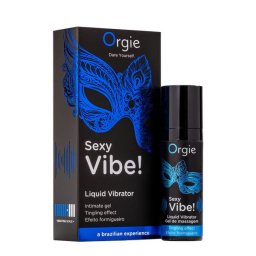 Orgie - Sexy Vibe Liquid Vibrator uniszex stimuláló gél extra bizsergetéssel (15 ml)