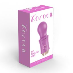 Xocoon The Traveller Wand mini masszírozó, utazó változat (lila).