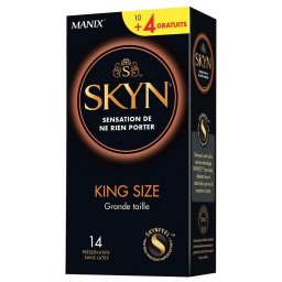 Skyn - Large latexmentes, nagyméretű óvszer (10+4 db)