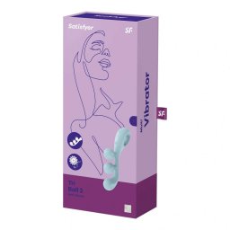 Satisfyer Tri Ball 2. három motoros, flexibilis vibrátor (kék)
