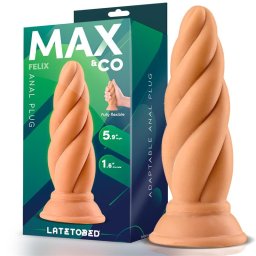 Max & Co - Felix csavaros anál dildó (15 cm)