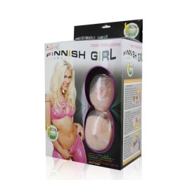 Finnish Girl felfújható guminő, vibrációval