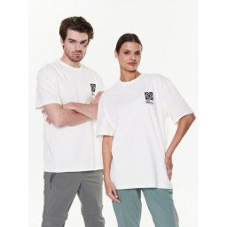 Jack Wolfskin Technikai póló Unisex Eschenheimer Back 1809081 Bézs Regular Fit